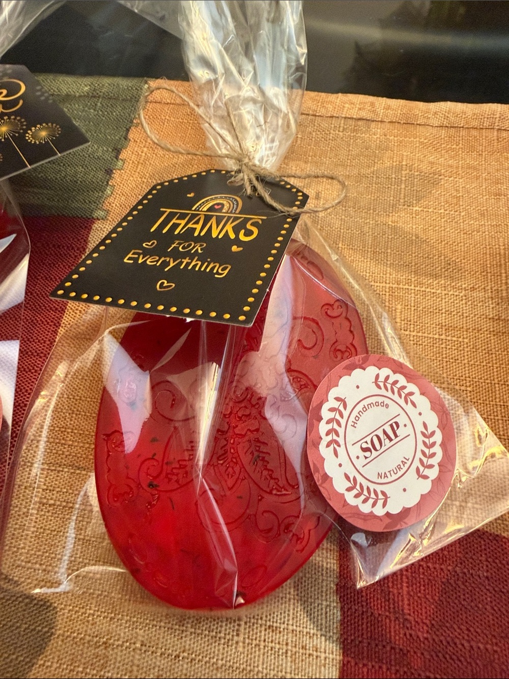 New soap watermelon vanilla sunset red dired flower made with GLYCERIN BASE NWT - Picture 9 of 17